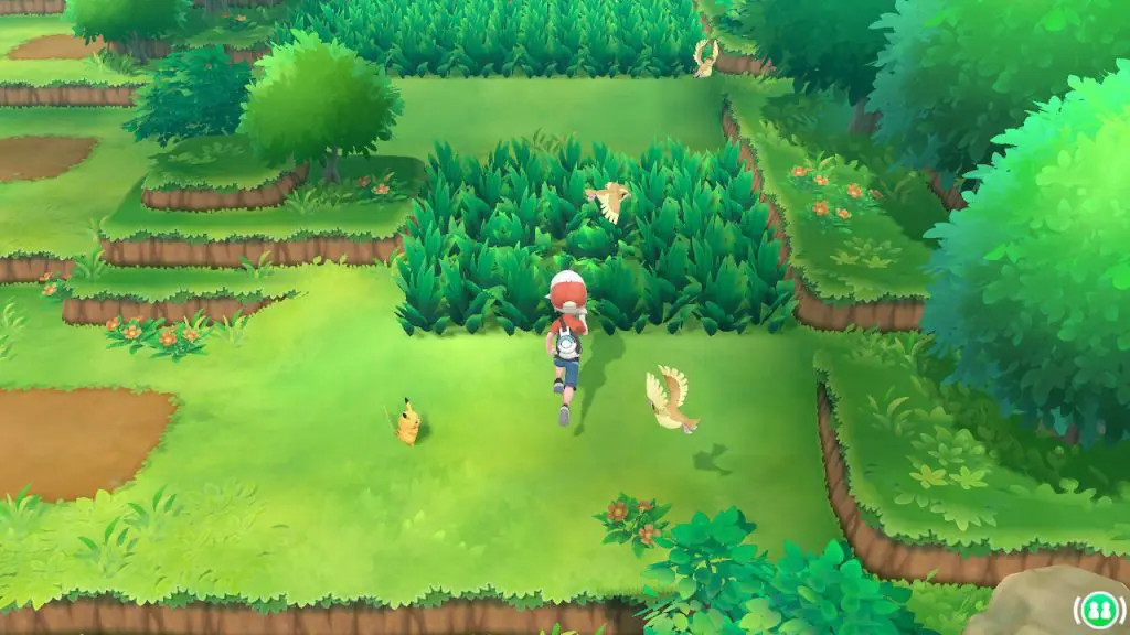 Pokemon in the grass