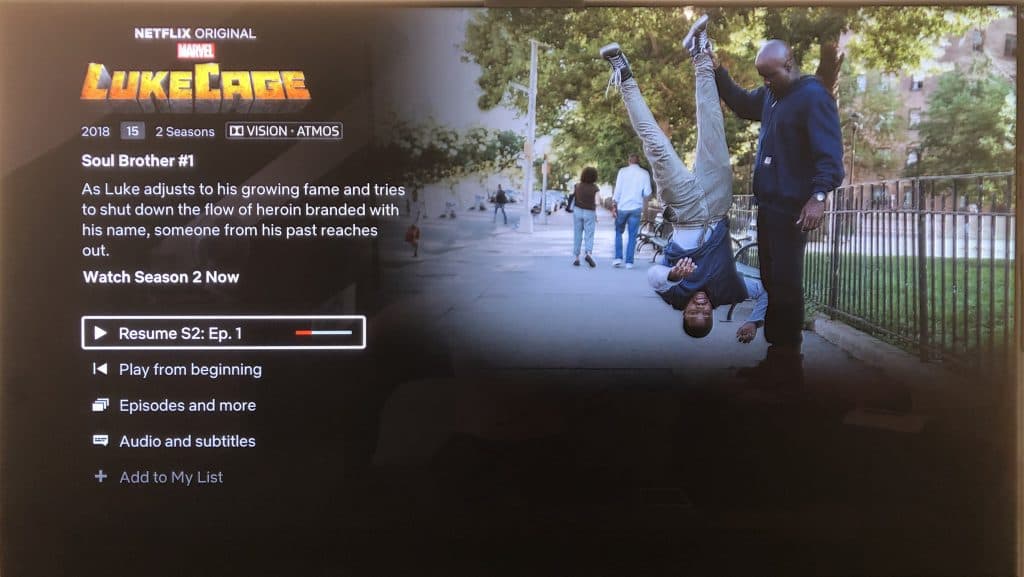 Netflix HDR/Dolby Vision