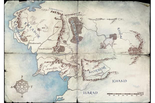 Lord of the Rings Map