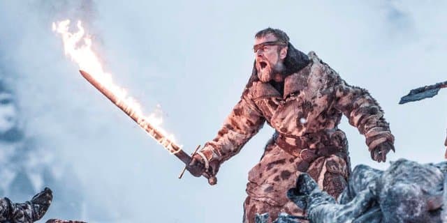 Baric flame sword