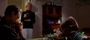 Brody, Ellen and Sean at the dinner table