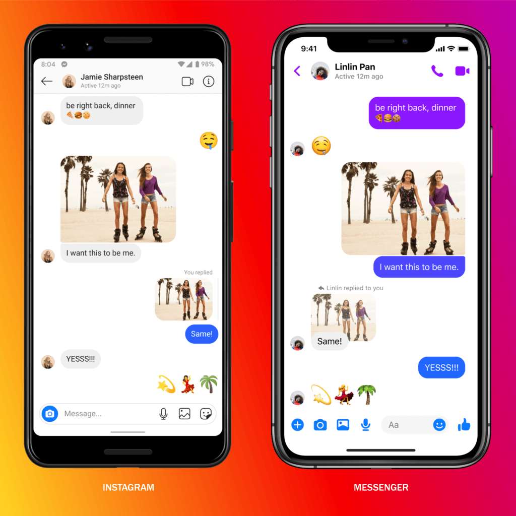 Facebook Messenger cross-platform
