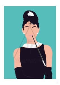 Audrey Hepburn as Holly Golightly