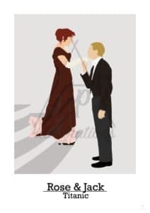 Jack and Rose on the Titanic
