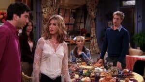 Brad Pitt comes for dinner in the season 8 Friends Thanksgiving episodes