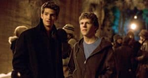 Andrew Garfield and Jesse Eisenberg