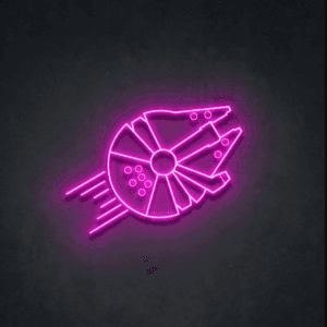 Neon Millenium Falcon