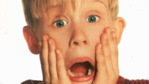 Macauley Caulkin as Home Alone's Kevin