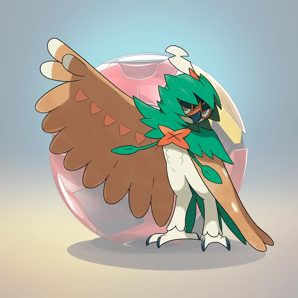 Pokemon bird Decidueye
