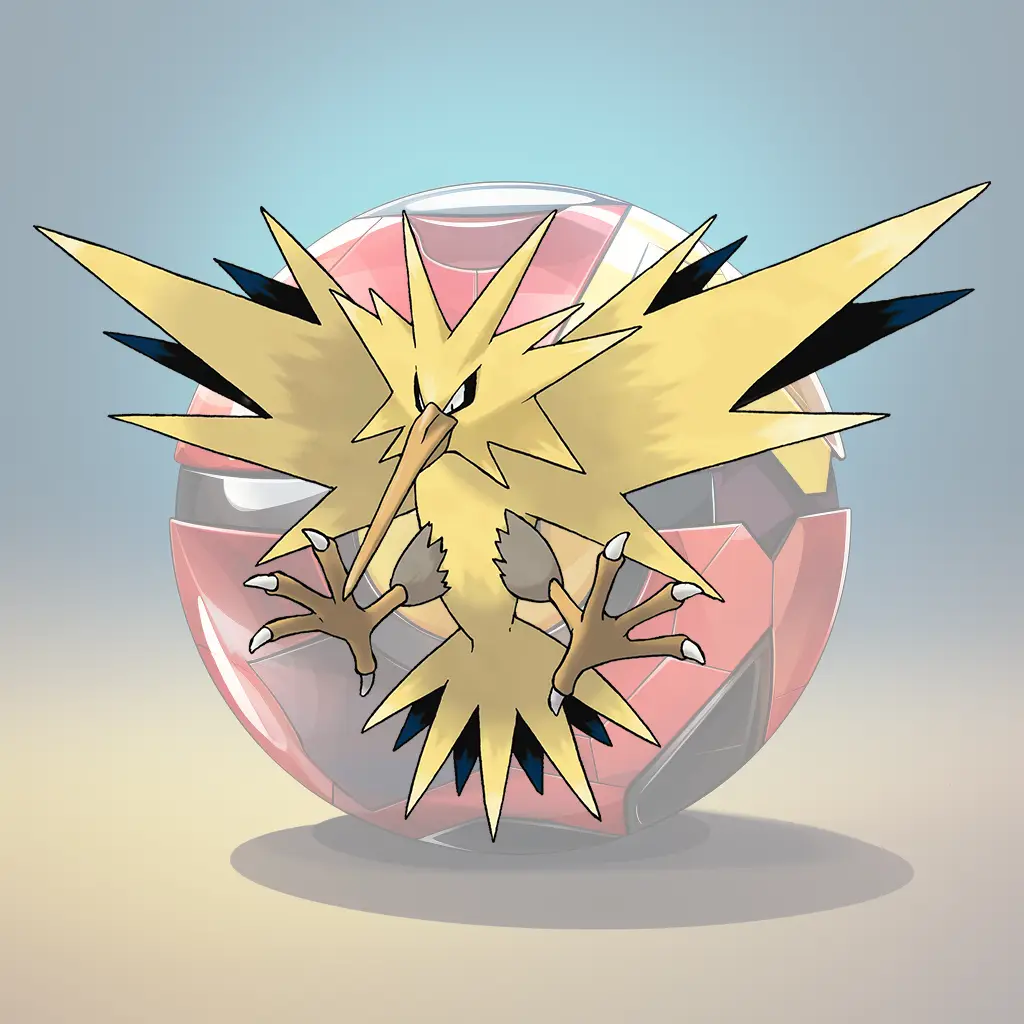 bird Pokemon Zapdos
