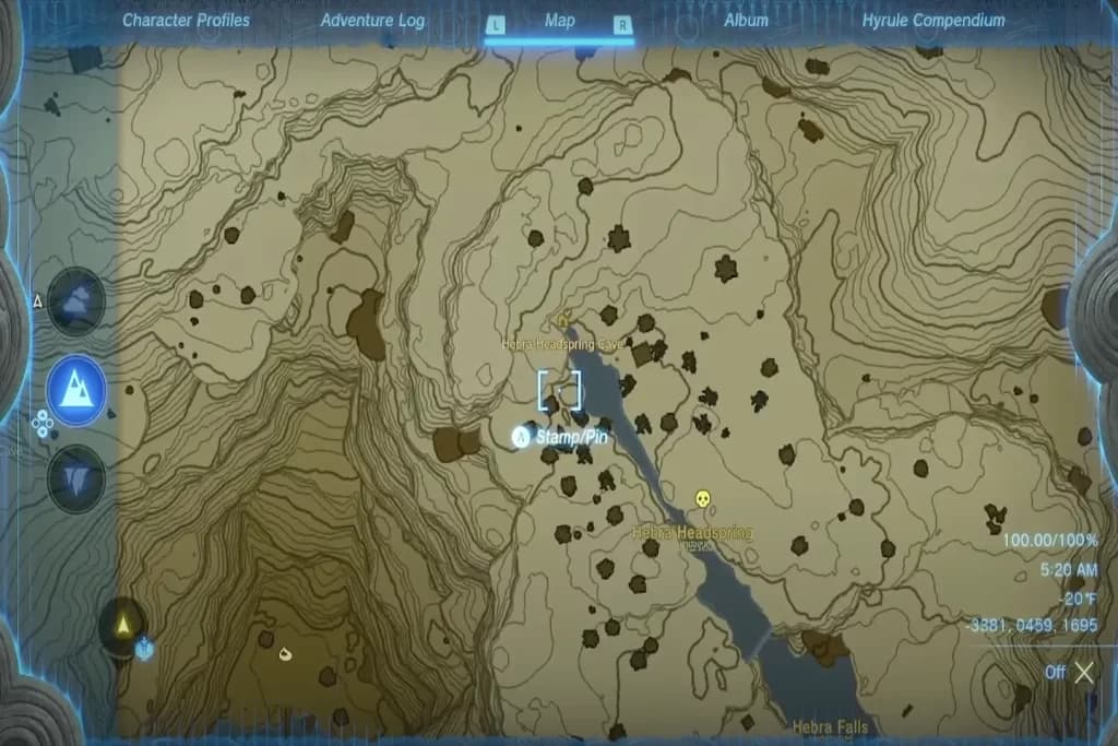 
Hebra Headspring Cave location