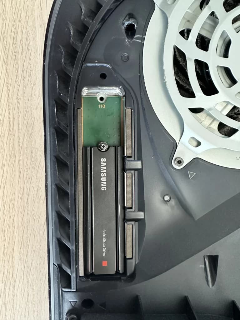 install ssd ps5