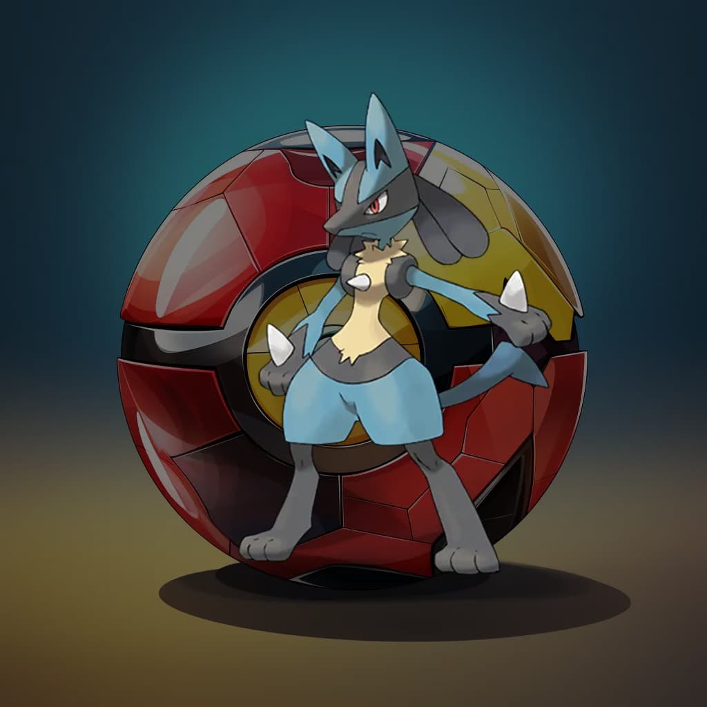 Lucario Wolf Pokemon