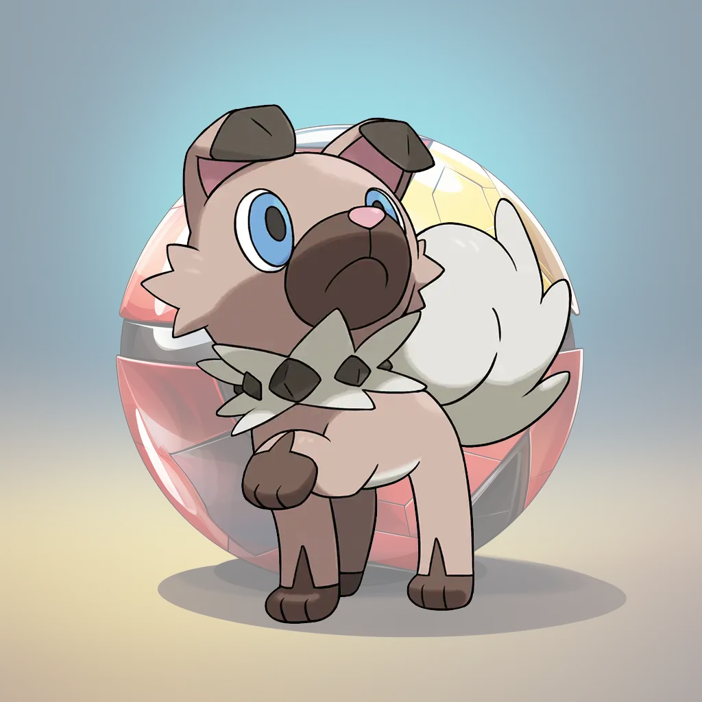 RockRuff Wolf Pokemon