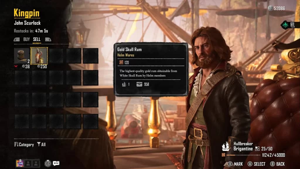 How to get Gold Skull Rum