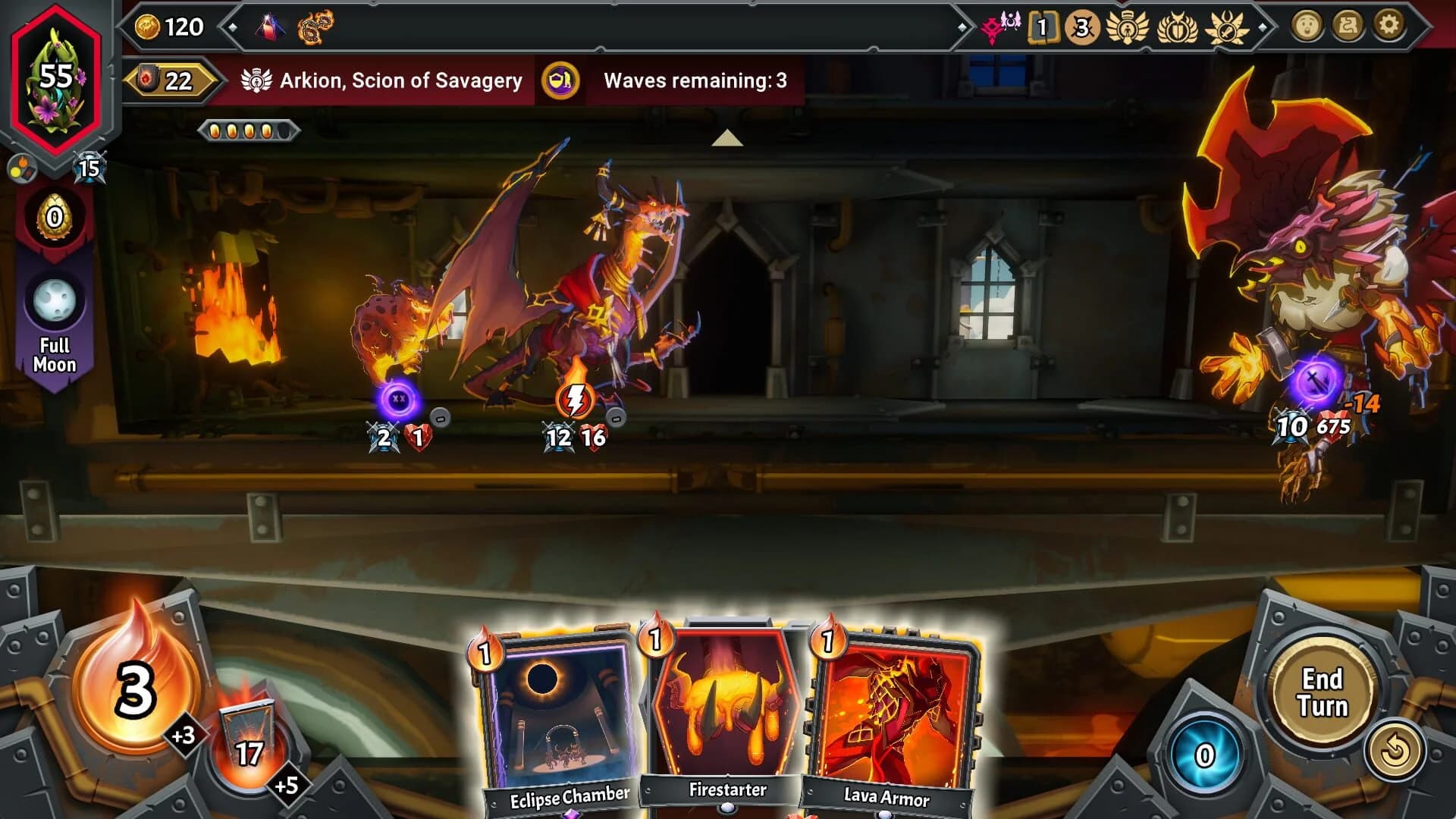 Monster Train 2 clan selection and champion upgrades screen