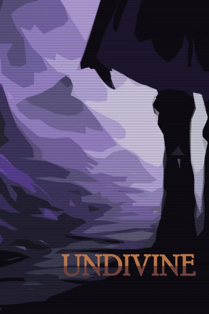 Undivine in-game screenshot showing player battling a monstrous creature in a dark, atmospheric environment.
