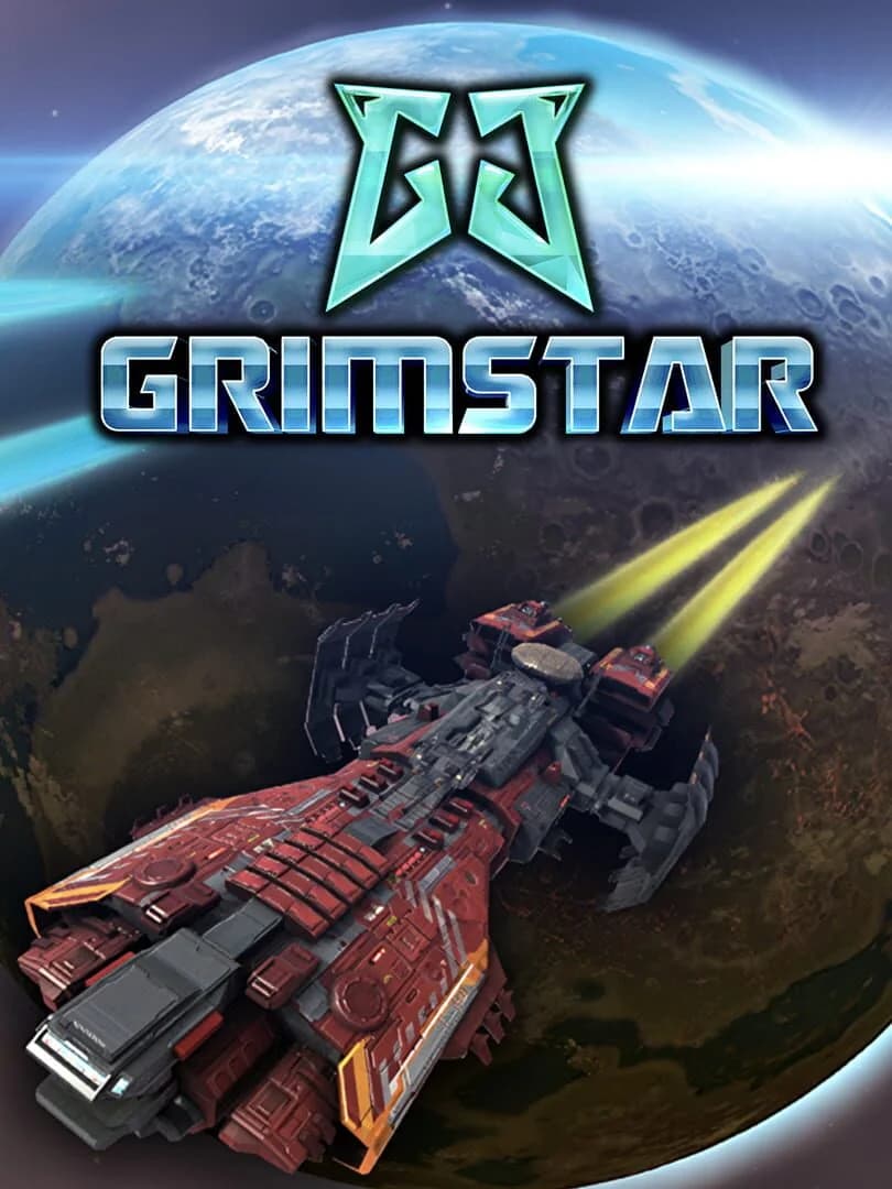 Grimstar concept art showing alien landscape and mining operations
