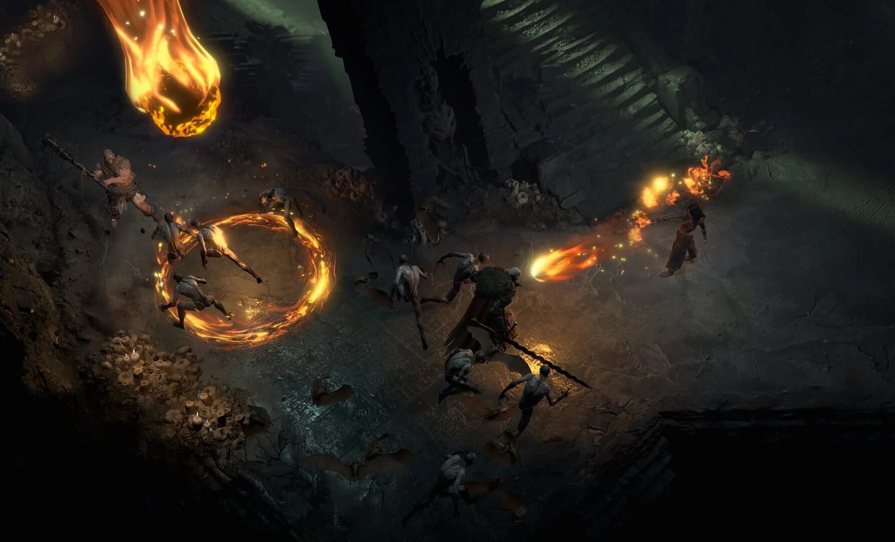 Diablo IV character using Berserk weapon skin
