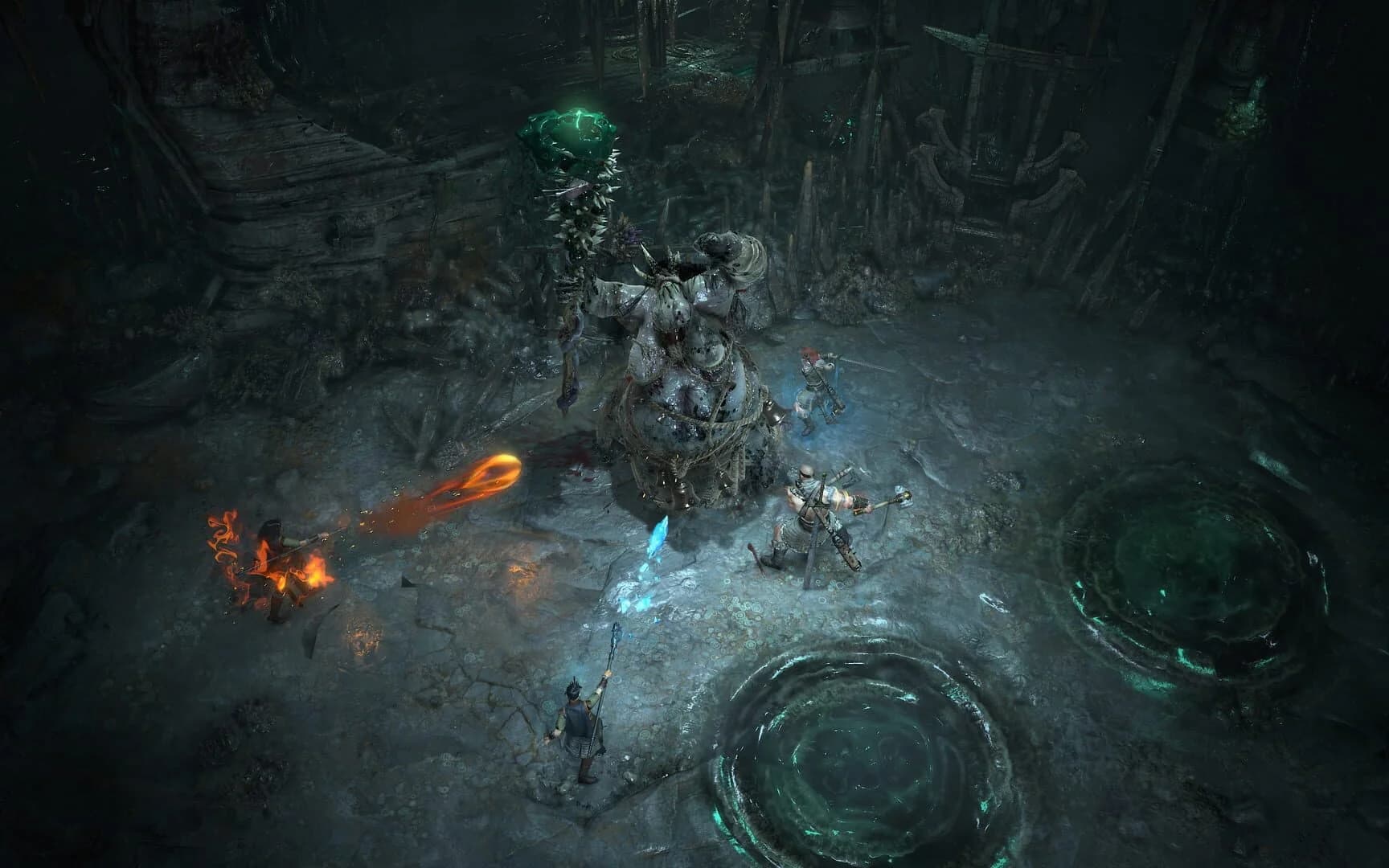 Diablo IV character showcasing Berserk visual effects
