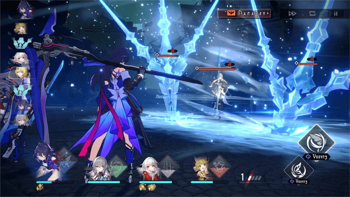 Sky Titan battle screenshot