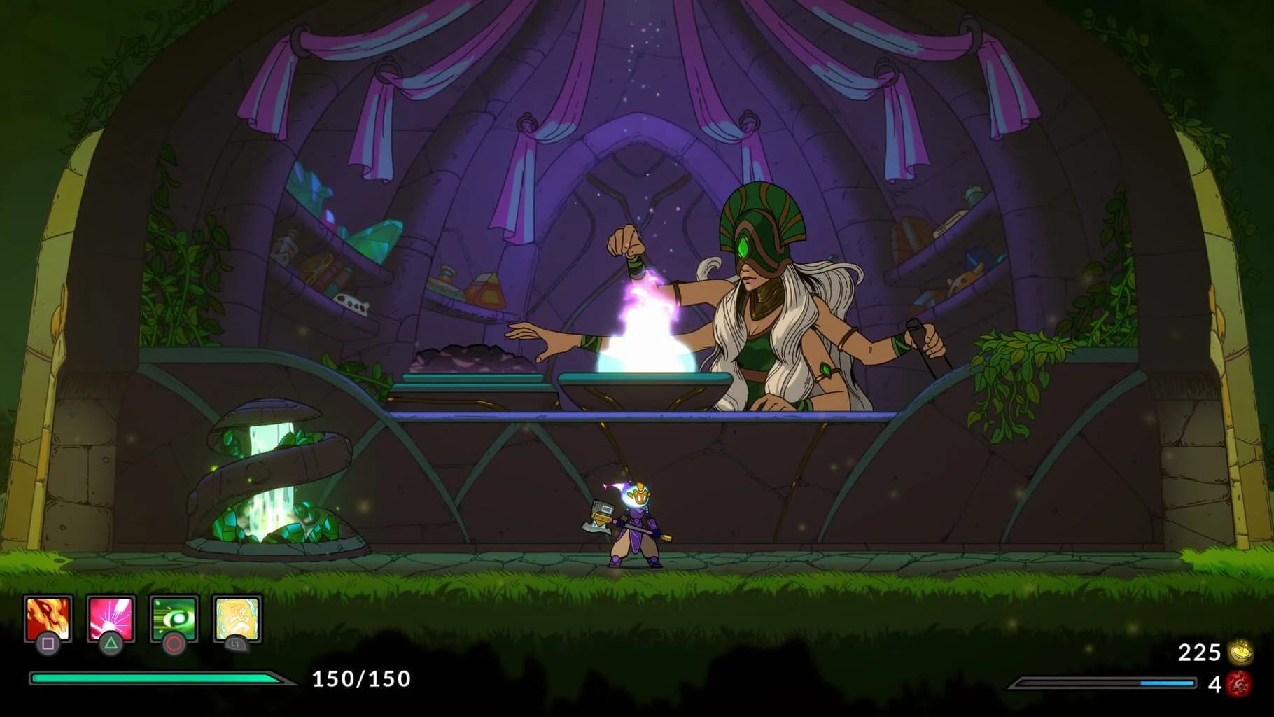 Spiritfall combat action