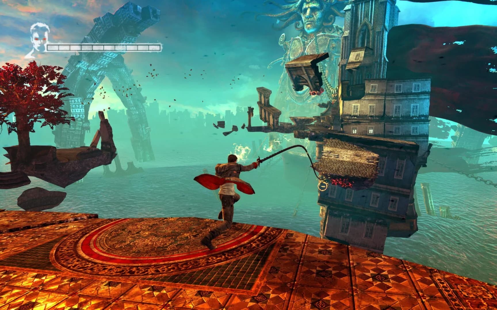 Dante taunting after a victorious battle