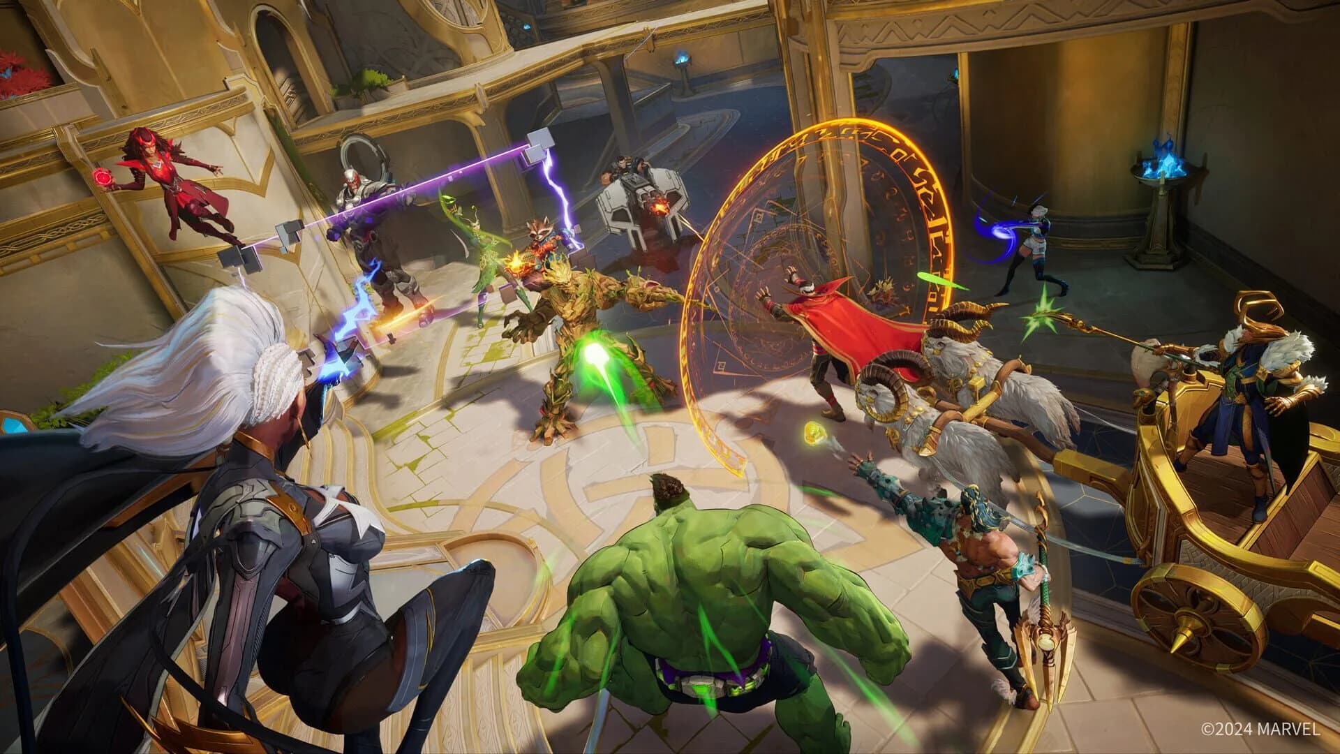 Arrako map in Marvel Rivals, a cold, mechanical landscape