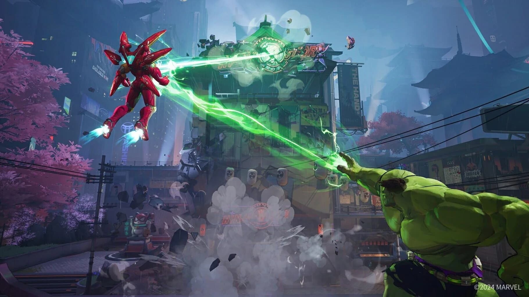 Action shot of new hero synergies in Marvel Rivals Season 2.5
