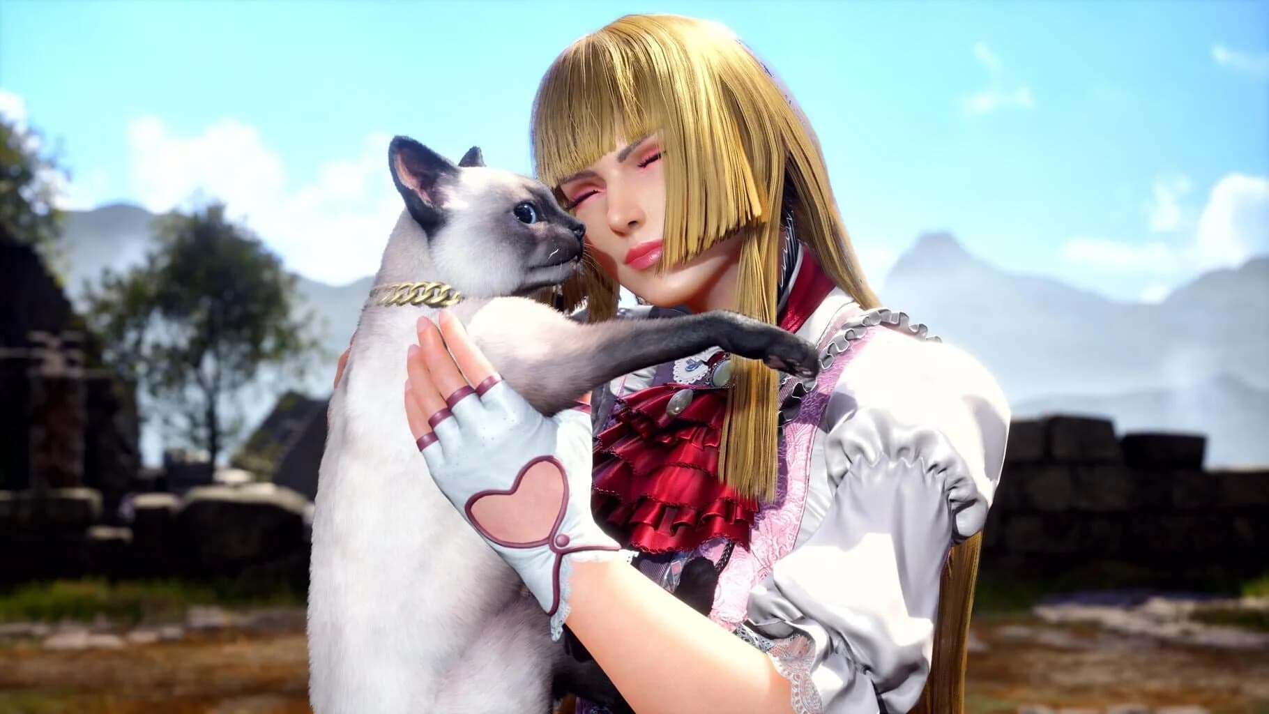 Cinematic signage in Tekken 8's Urban Square stage