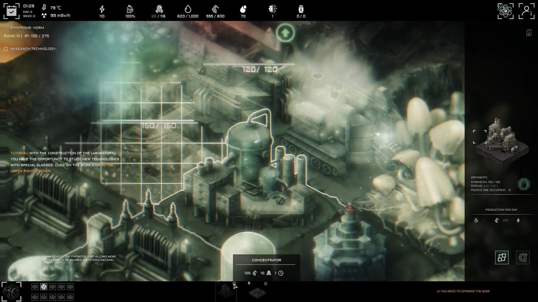 Anoxia Station - Resource management interface