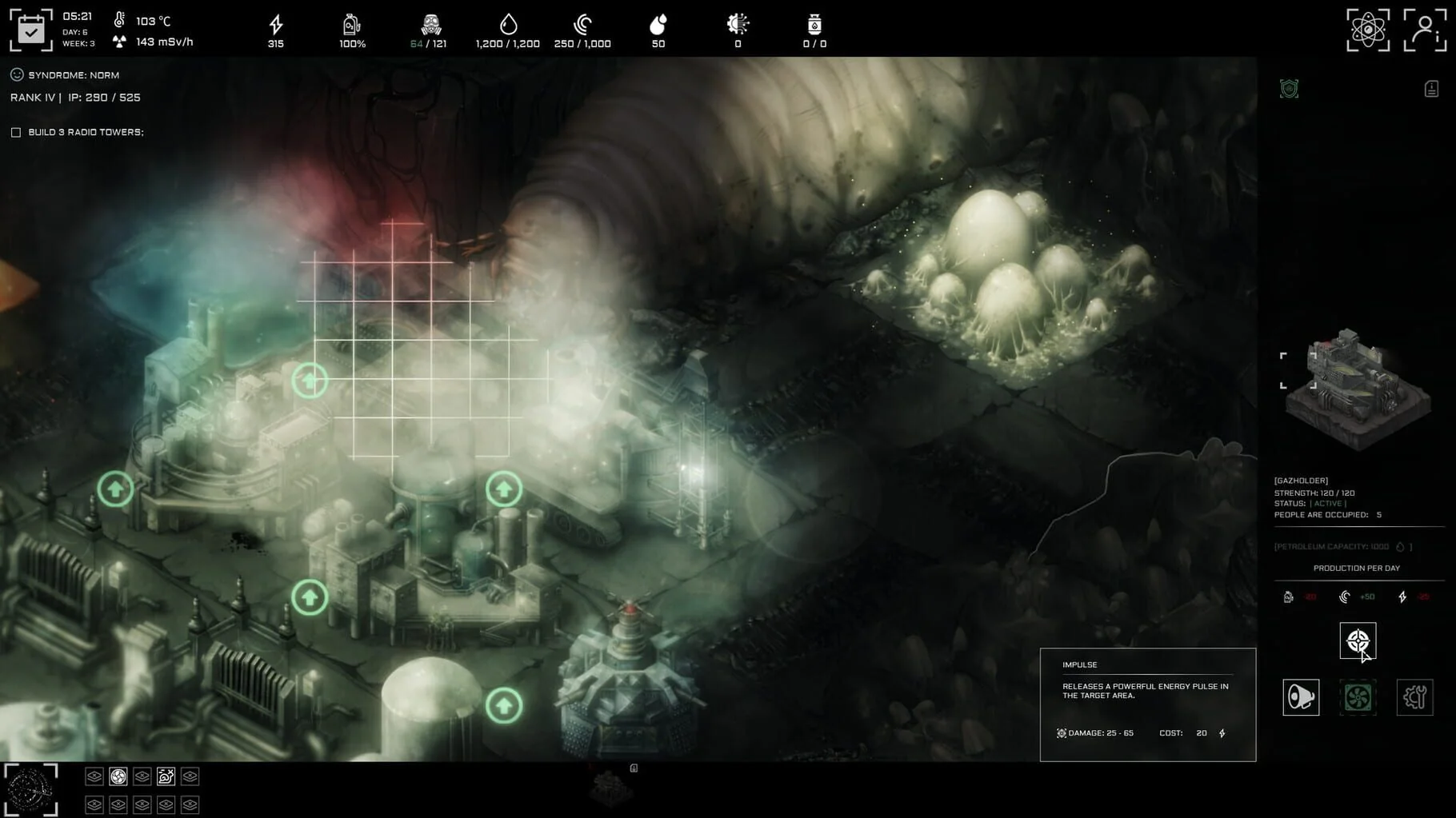 Anoxia Station - Facility expansion in hostile conditions
