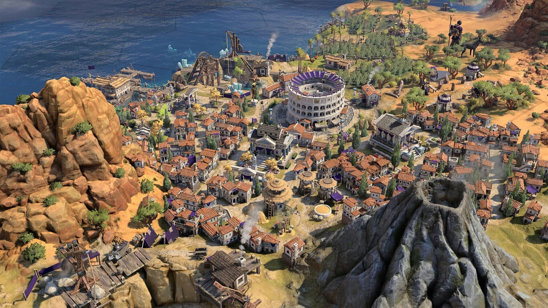 Civilization 7 UI and city overview