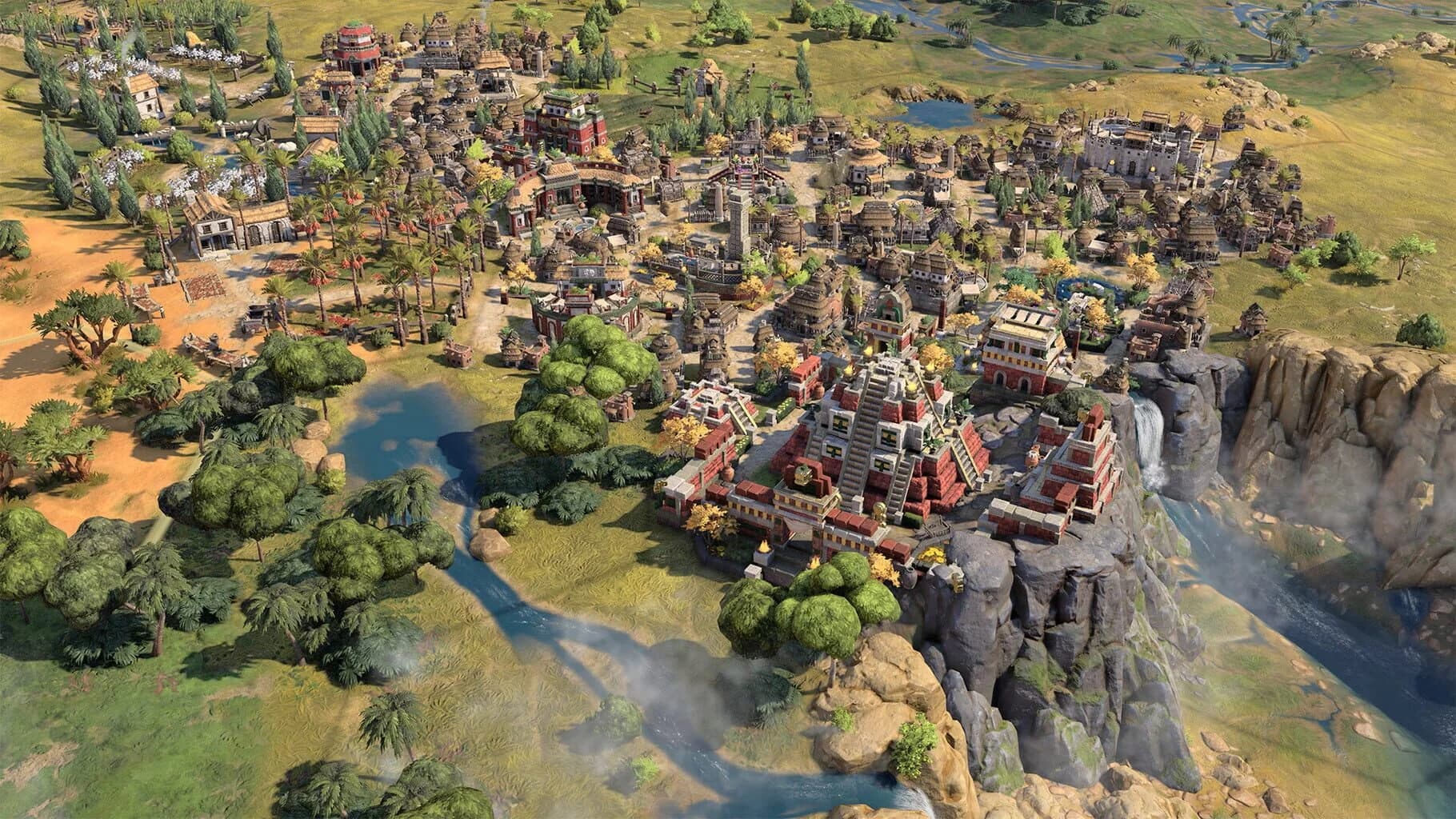 Detailed Civilization 7 interface with resource and unit icons