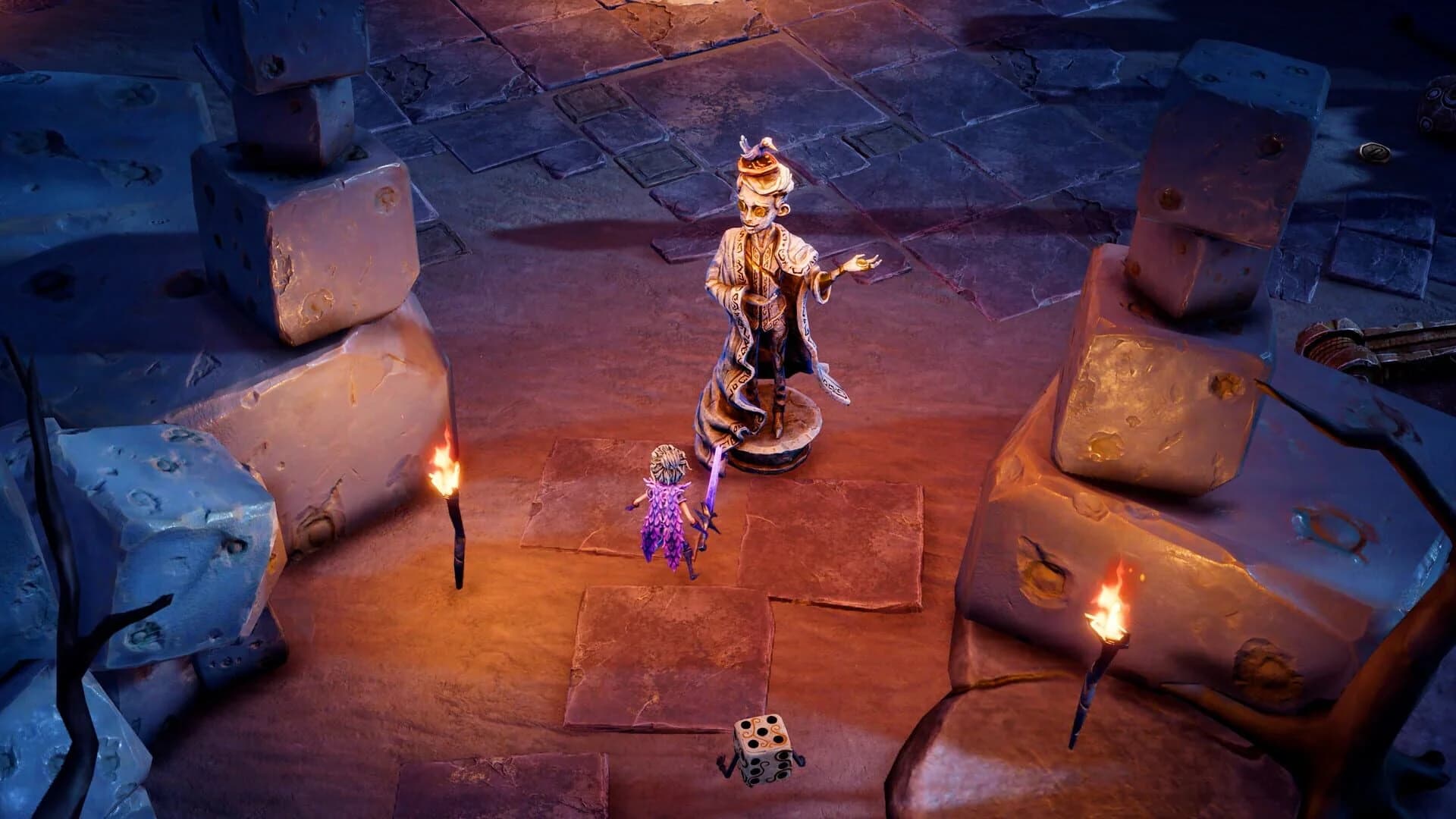Queen Aleksandra battling in Lost in Random: The Eternal Die