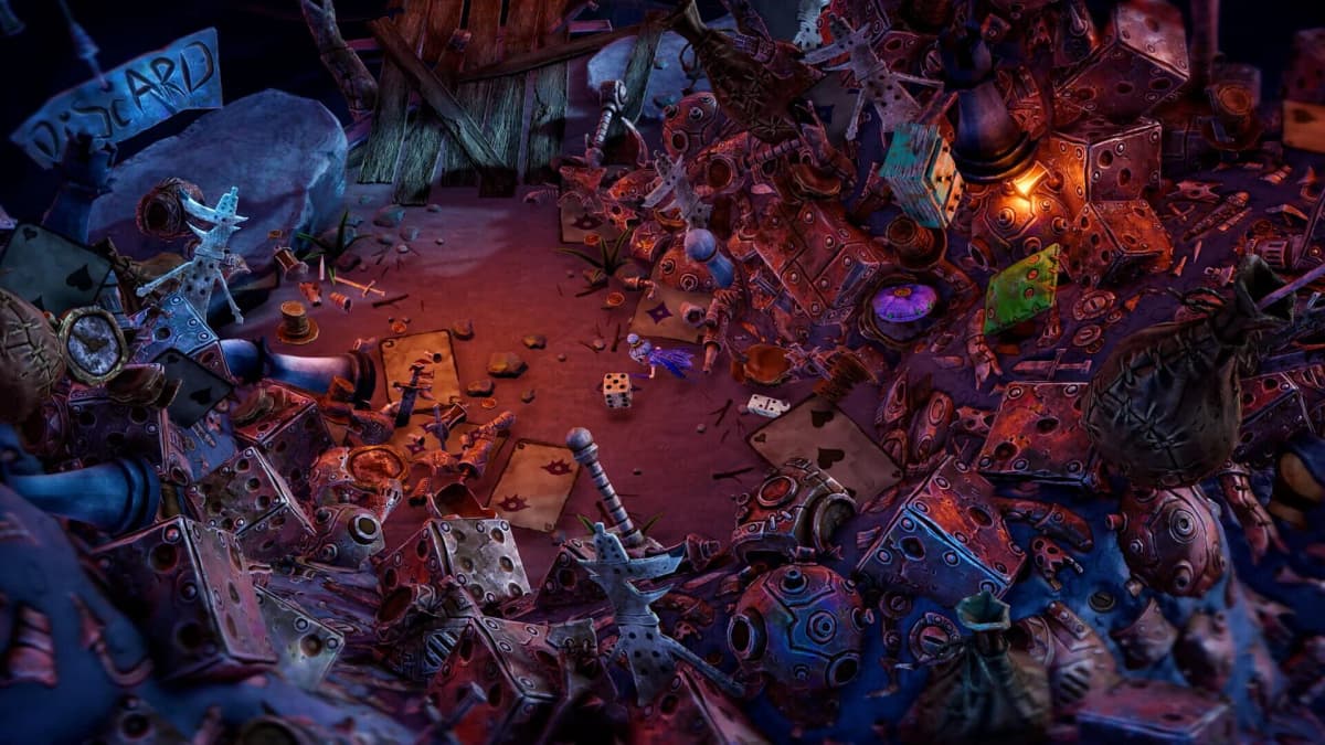 Lost in Random: The Eternal Die - Relics and weapons in action