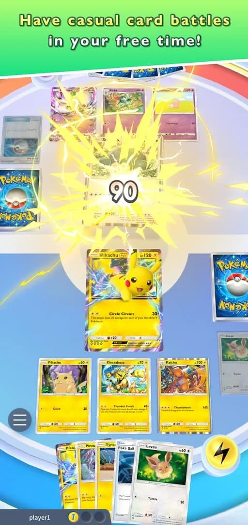 Screenshot from Pokémon Trading Card Game Pocket