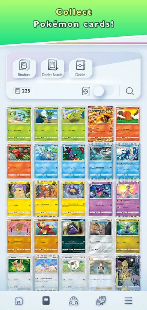 Screenshot from Pokémon Trading Card Game Pocket