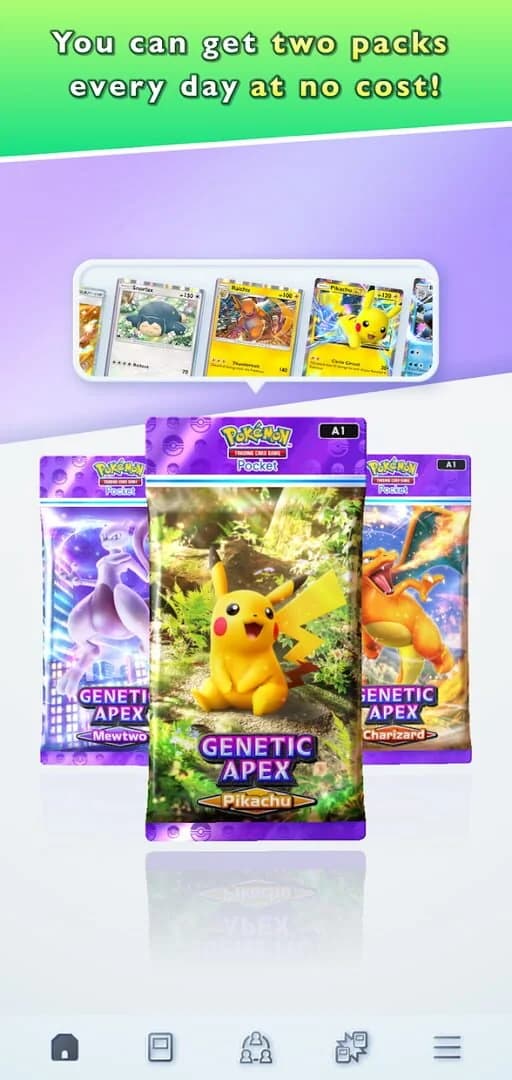 Screenshot from Pokémon Trading Card Game Pocket