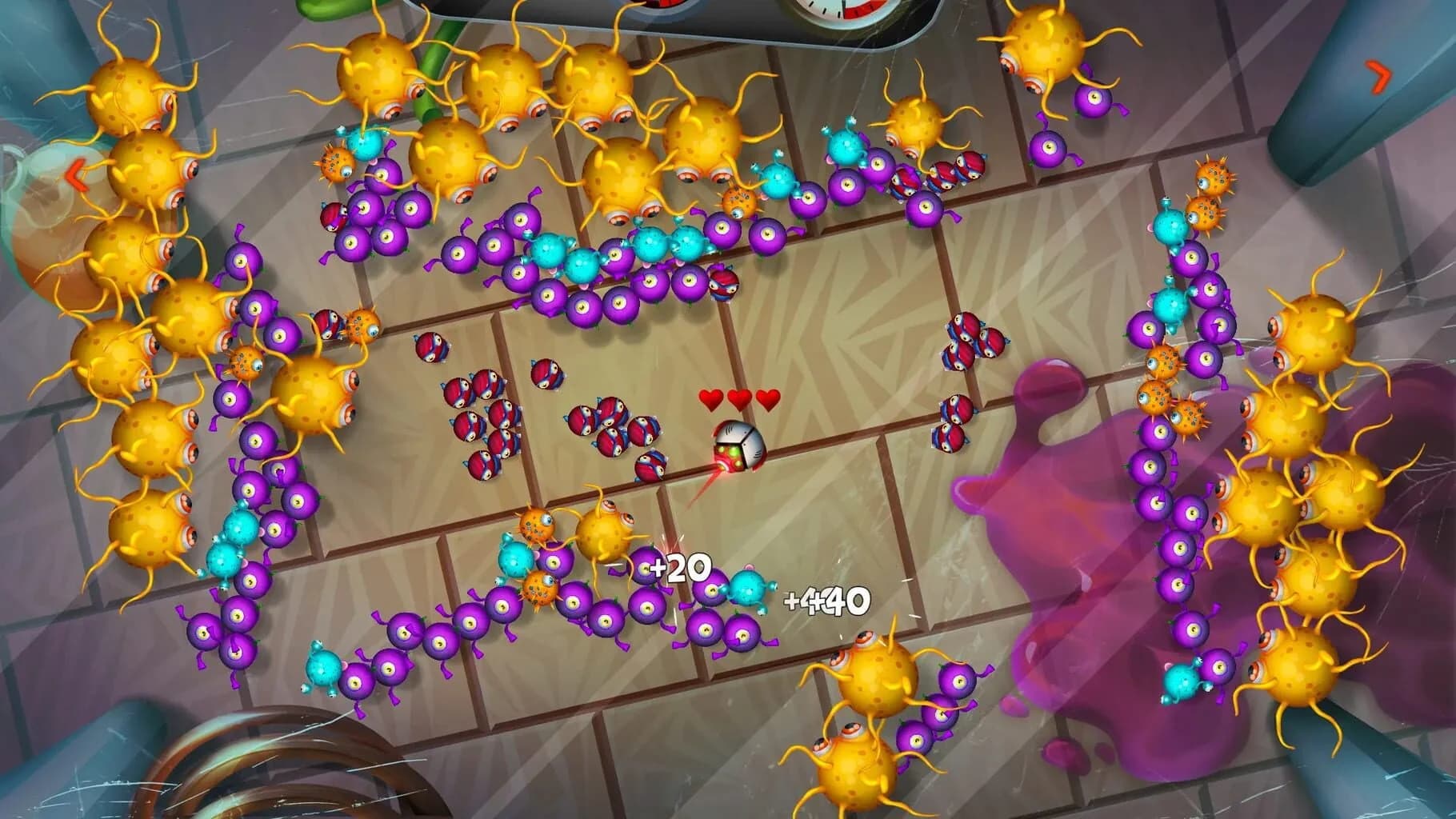 Mini-game action in 100 in 1 Game Collection