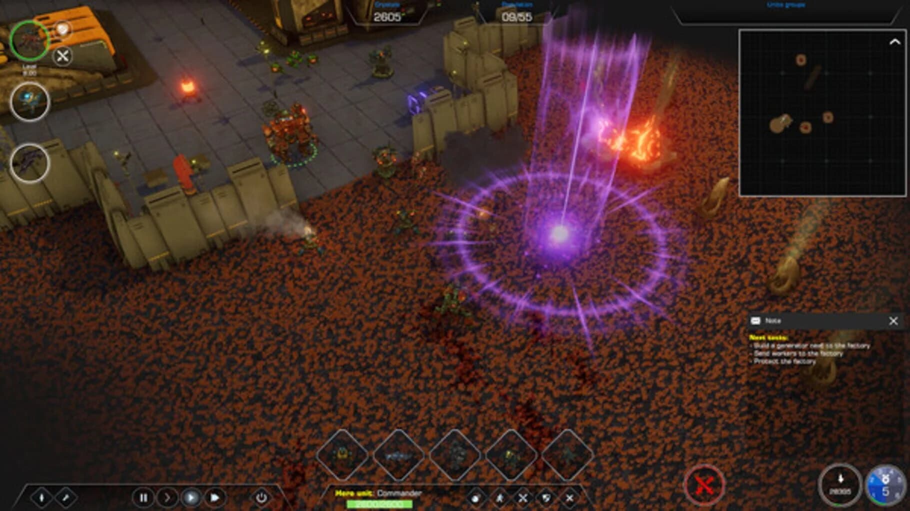 Screenshot from Grimstar: Crystals are the New Oil!