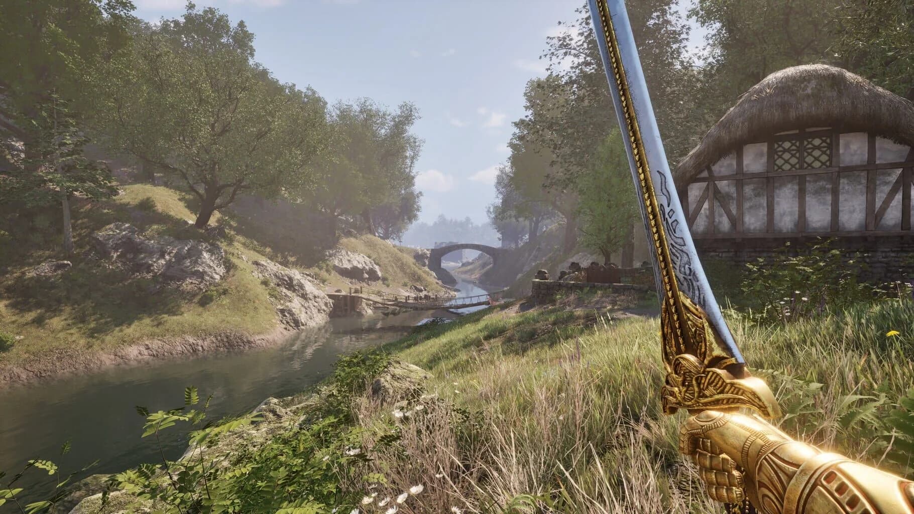 Player-built book domino course in Oblivion Remastered