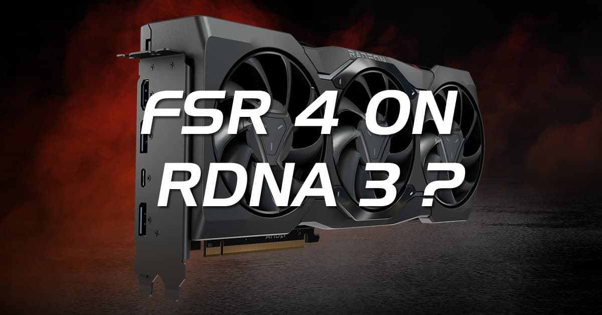 Gameplay comparison of FSR 4 and previous FSR on AMD hardware