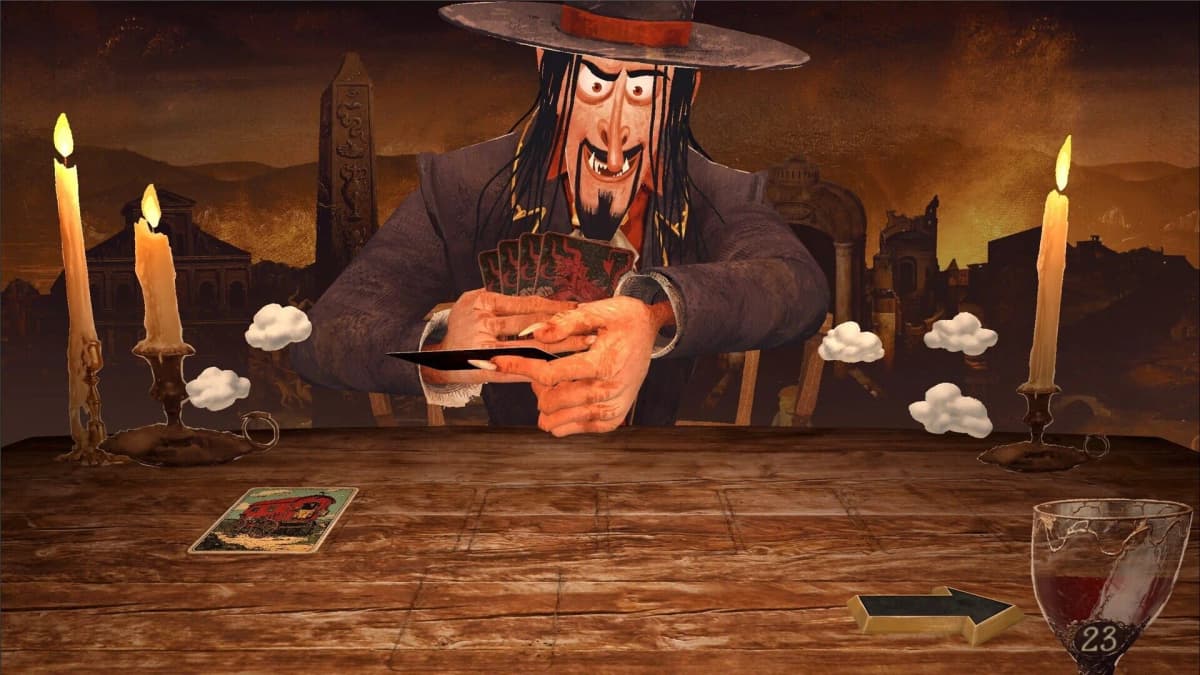 The Devil’s Due - Boss fight screenshot, unique demon design front and center.