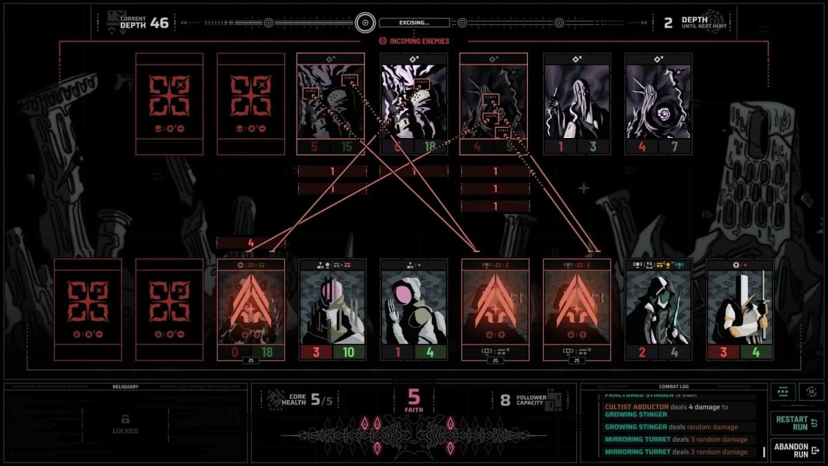 Holder of Place unique trinket and follower selection screen