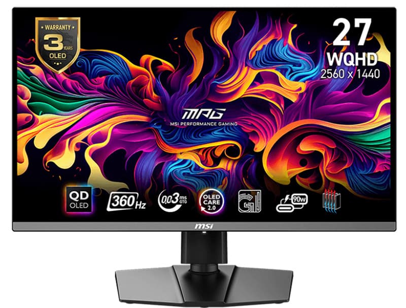 Vibrant action scene on new 4K monitor highlighting deep contrast