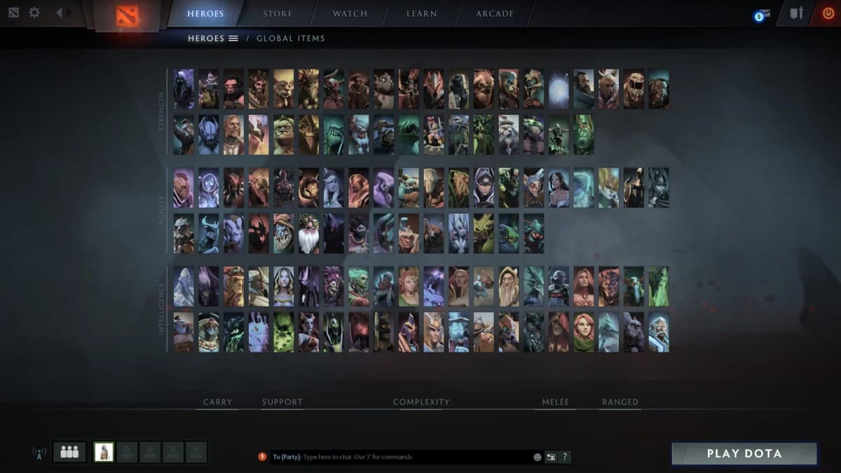 Screenshot from Dota 2