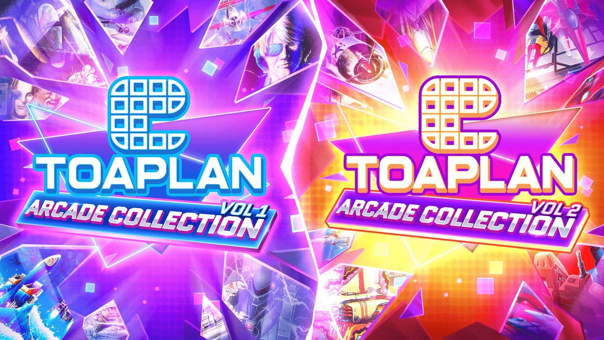 Out Zone gameplay: two-player co-op and colorful pixel explosions