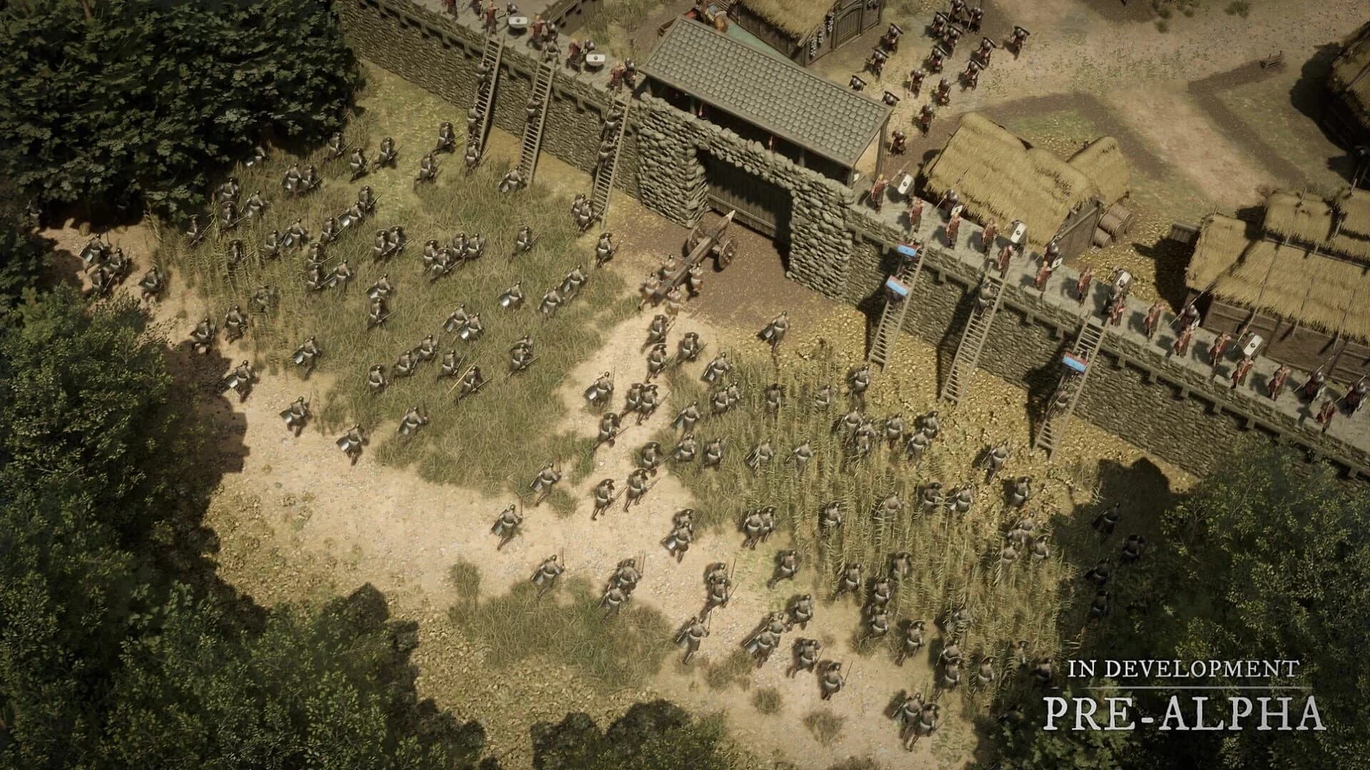 Anvil Empires: players manage a bustling medieval city with markets and workshops.