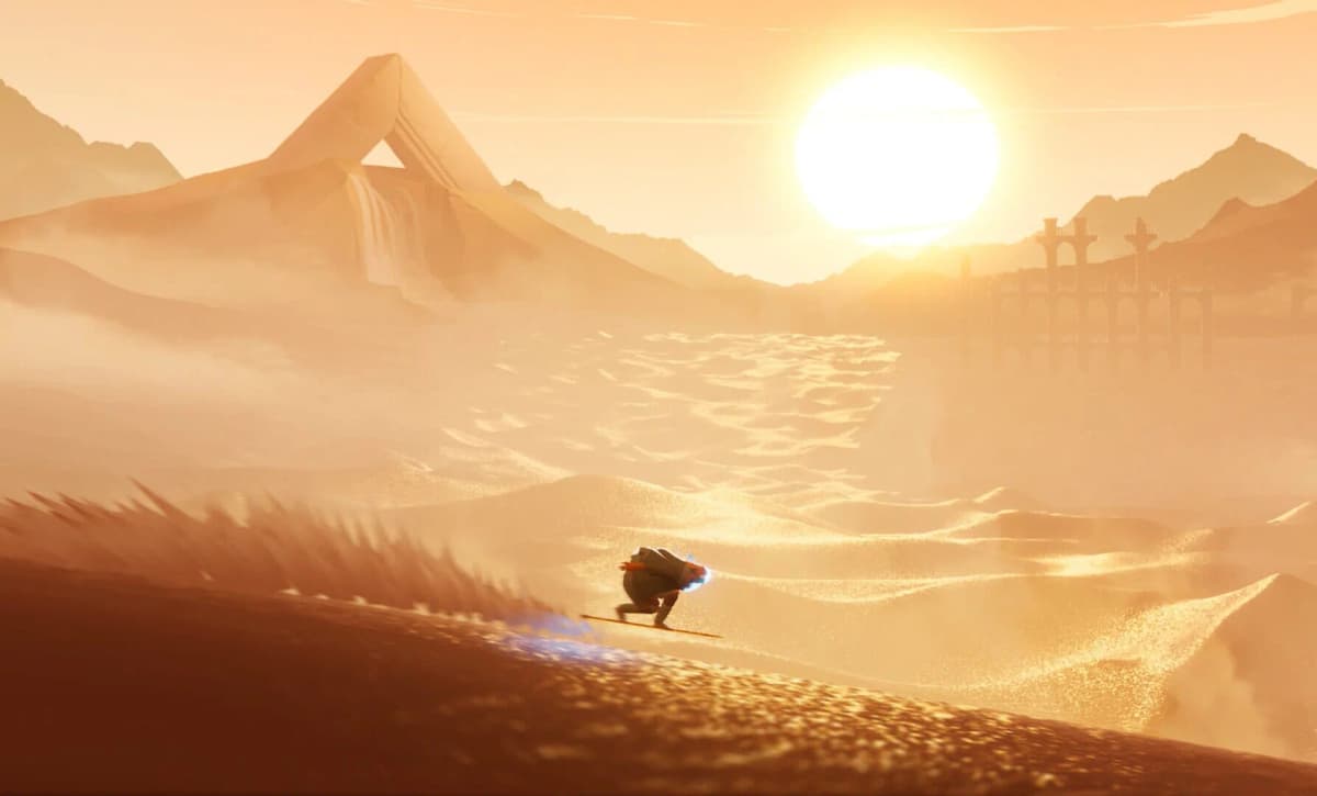 Screenshot from Sword of the Sea